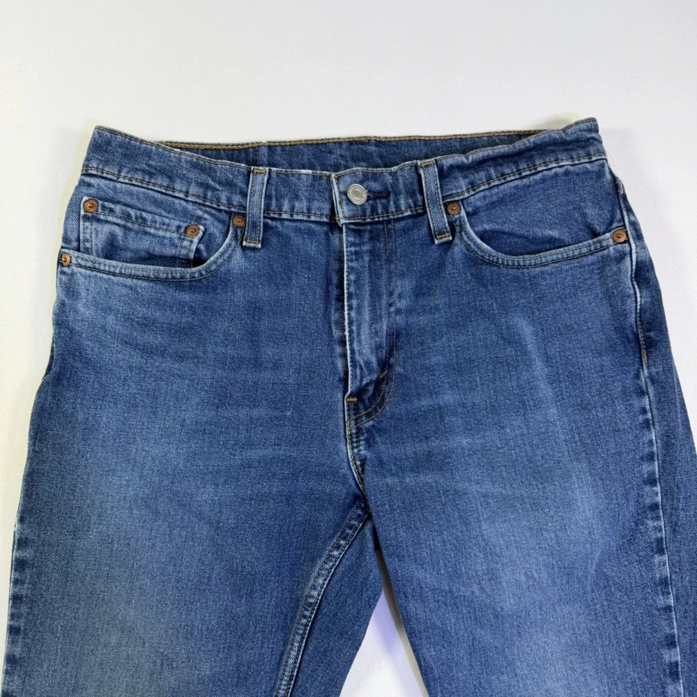 Levis‎ 511 Slim Fit Jeans Mens 32x37 Medium Wash Blue Denim Pants 04511-1786